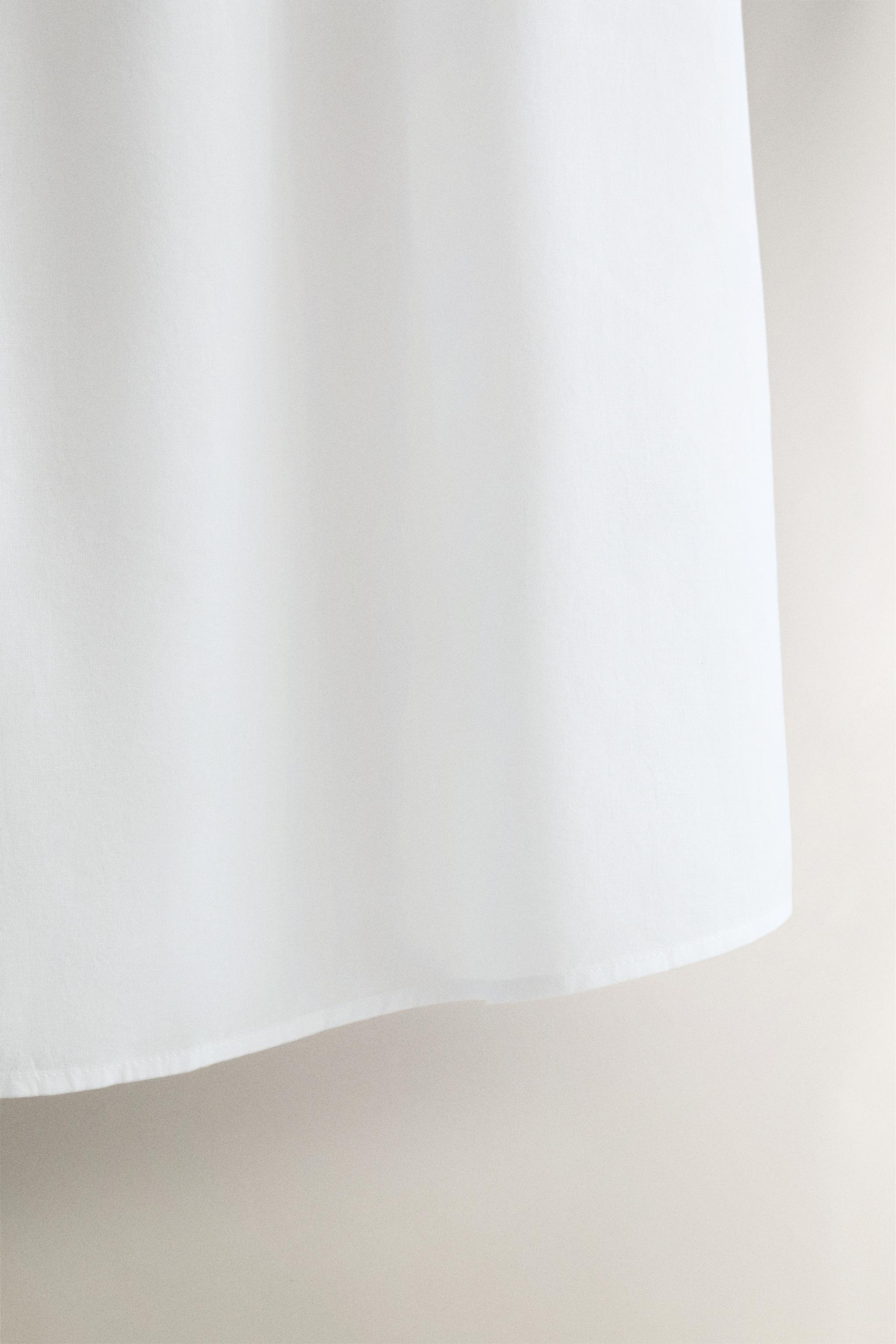 EMBROIDERED COTTON NIGHTGOWN